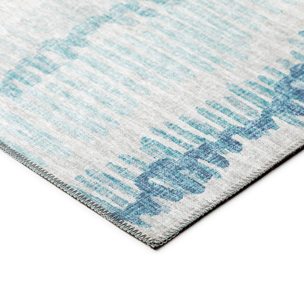 Rylee Blue Transitional Striped 9' x 12' Area Rug Blue ARY34