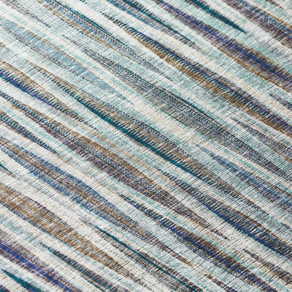 Waverly Ocean Contemporary Striped 9' x 12' Area Rug Ocean AWA31