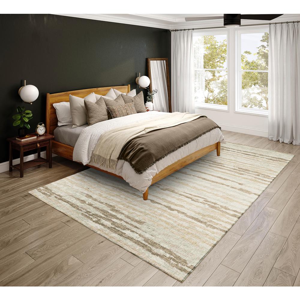 Bravado Baja Contemporary Stripe 5' x 7'6" Area Rug Baja ABV34