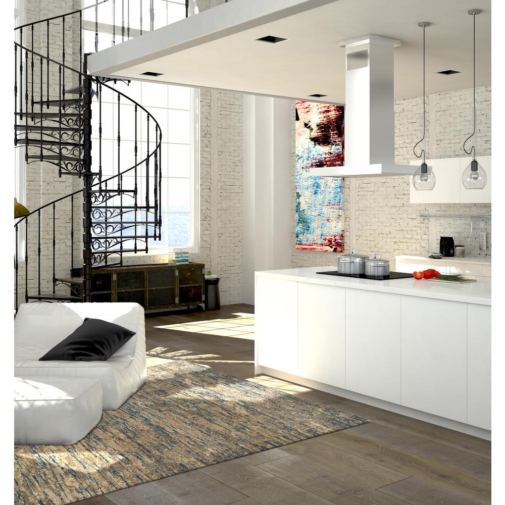 Bria 32 Blue 7'10"X10'7", Area Rug