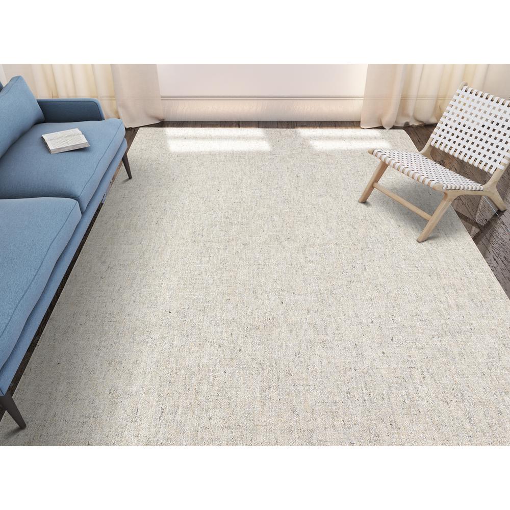 Addison Winslow Active Solid Cream 8' x 10' Area Rug