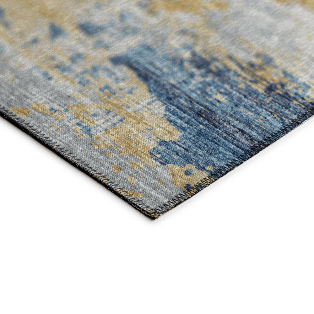 Indoor/Outdoor Accord AAC34 Blue Washable 3' x 5' Rug