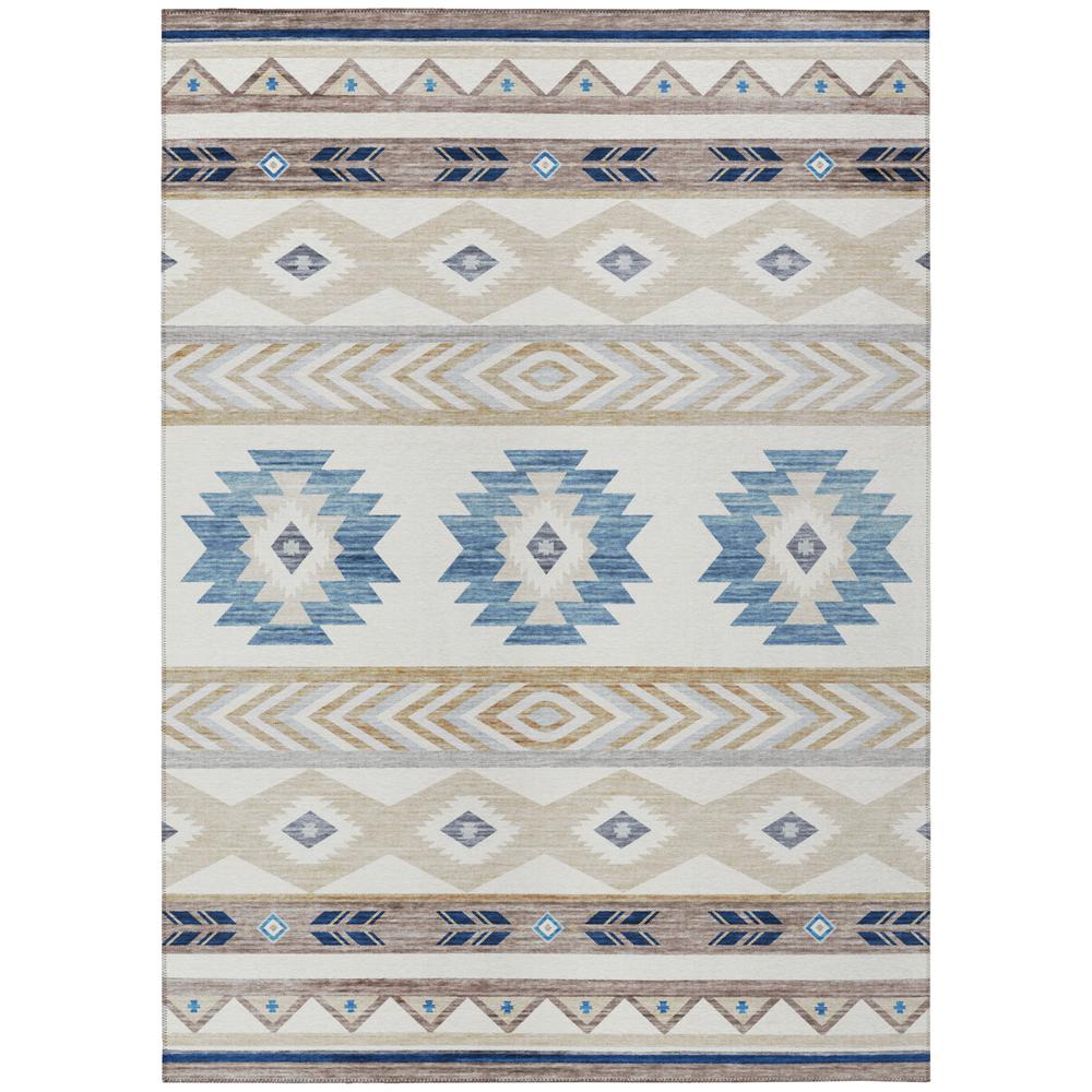 Indoor/Outdoor Sonora ASO33 Taupe Washable 8' x 10' Rug