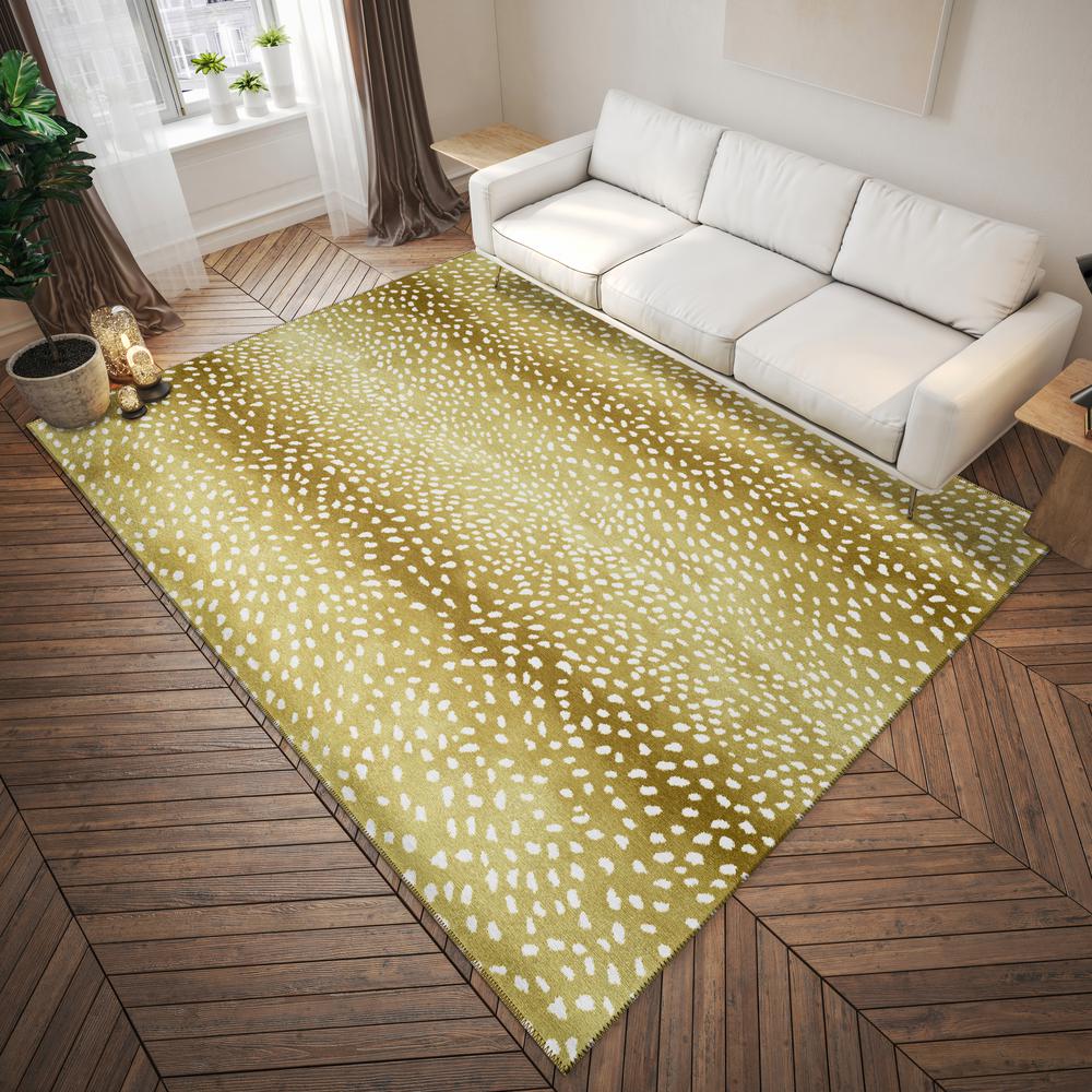 Safari Gilded Animal Animal Print 5' x 7'6" Area Rug Gilded ASF33