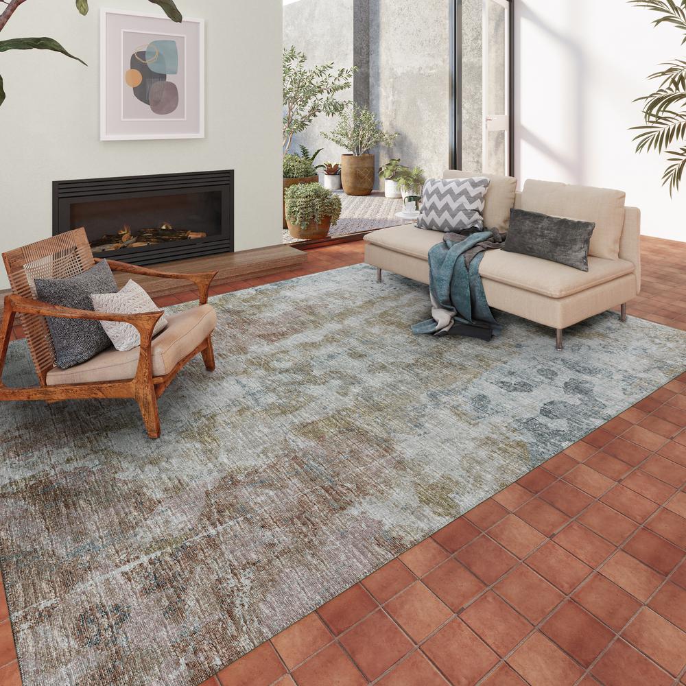 Indoor/Outdoor Accord AAC33 Multi Washable 8' x 10' Rug