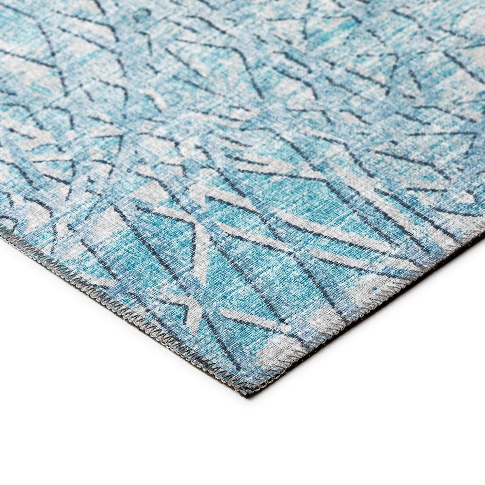 Rylee Blue Transitional Abstract 9' x 12' Area Rug Blue ARY32