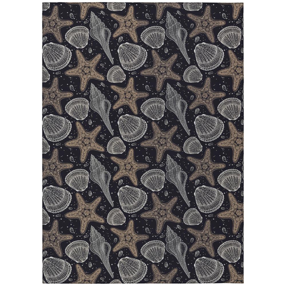 Indoor/Outdoor Surfside ASR34 Midnight Washable 8' x 10' Rug