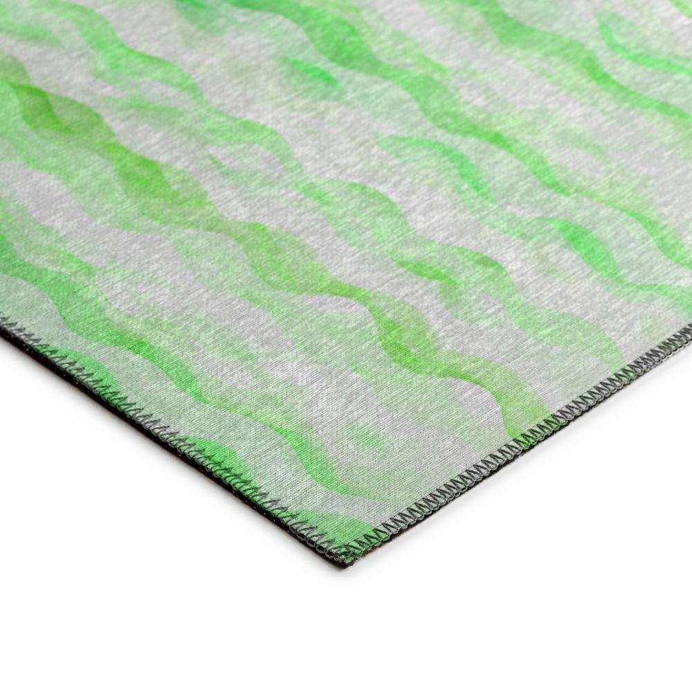 Indoor/Outdoor Surfside ASR46 Green Washable 3' x 5' Rug