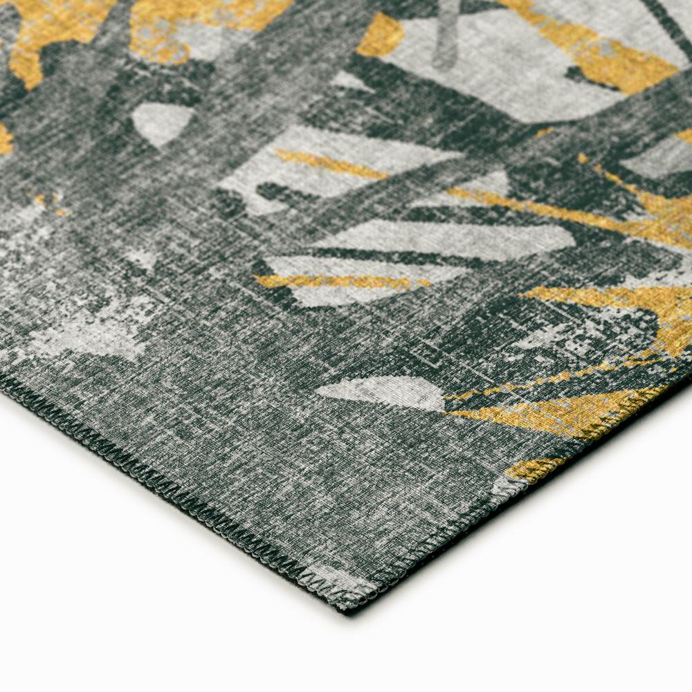 Bravado Gilded Contemporary Color Splash 9' x 12' Area Rug Gilded ABV36