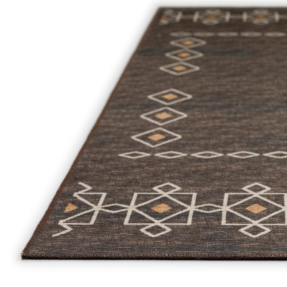 Yuma Brown Transitional Southwest 9' x 12' Area Rug Brown AYU33