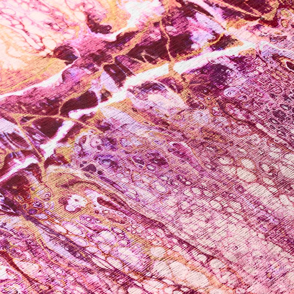 Karina Berry Modern Abstract 9' x 12' Area Rug Berry AKC46