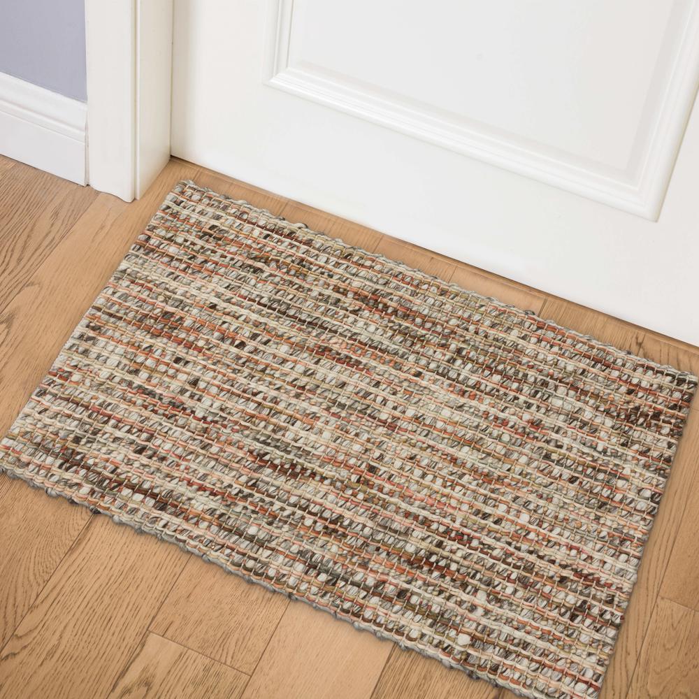 Addison Harrison Autumn Casual Natural Wool 2' x 3' Accent Rug