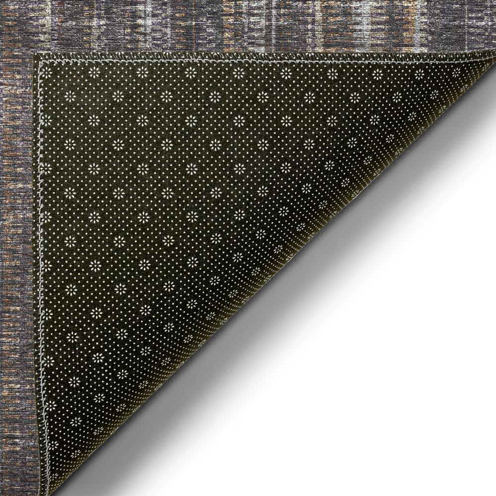 Waverly Brown Contemporary Striped 3' x 5' Area Rug Brown AWA31