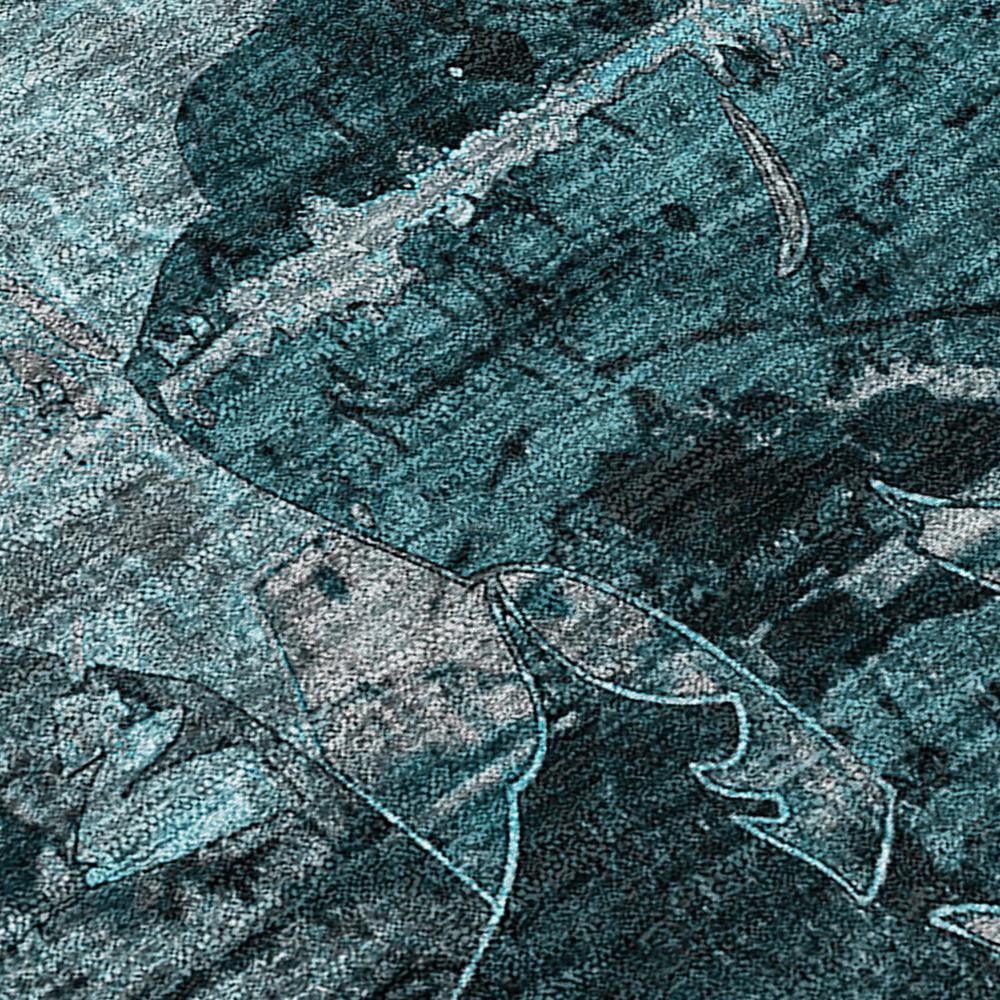 Chantille ACN555 Teal 5' x 7'6" Rug