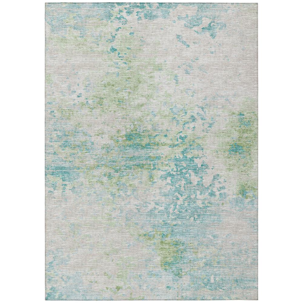 Indoor/Outdoor Accord AAC35 Green Washable 9' x 12' Rug