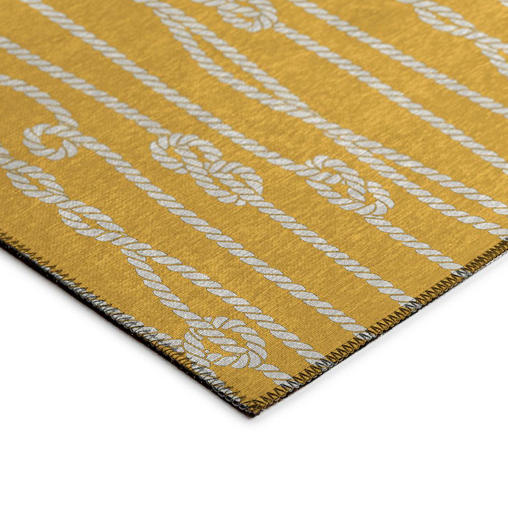 Indoor/Outdoor Harpswell AHP37 Gilded Washable 5' x 7'6" Rug