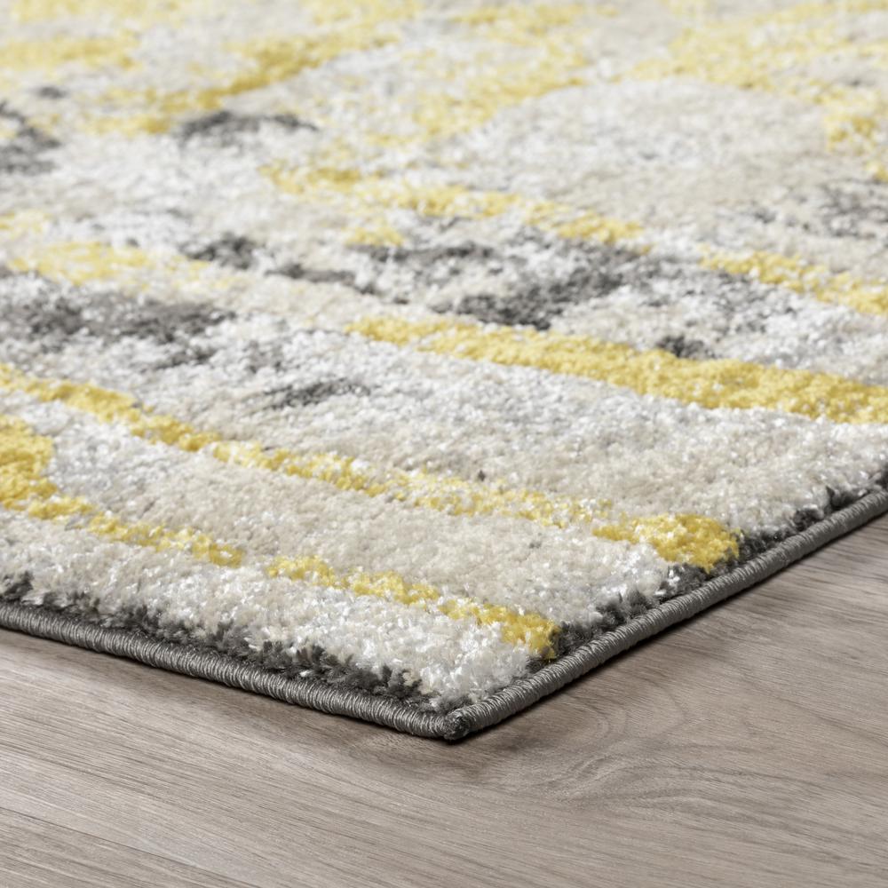 Platinum 38 Yellow 5'3"X7'7", Area Rug