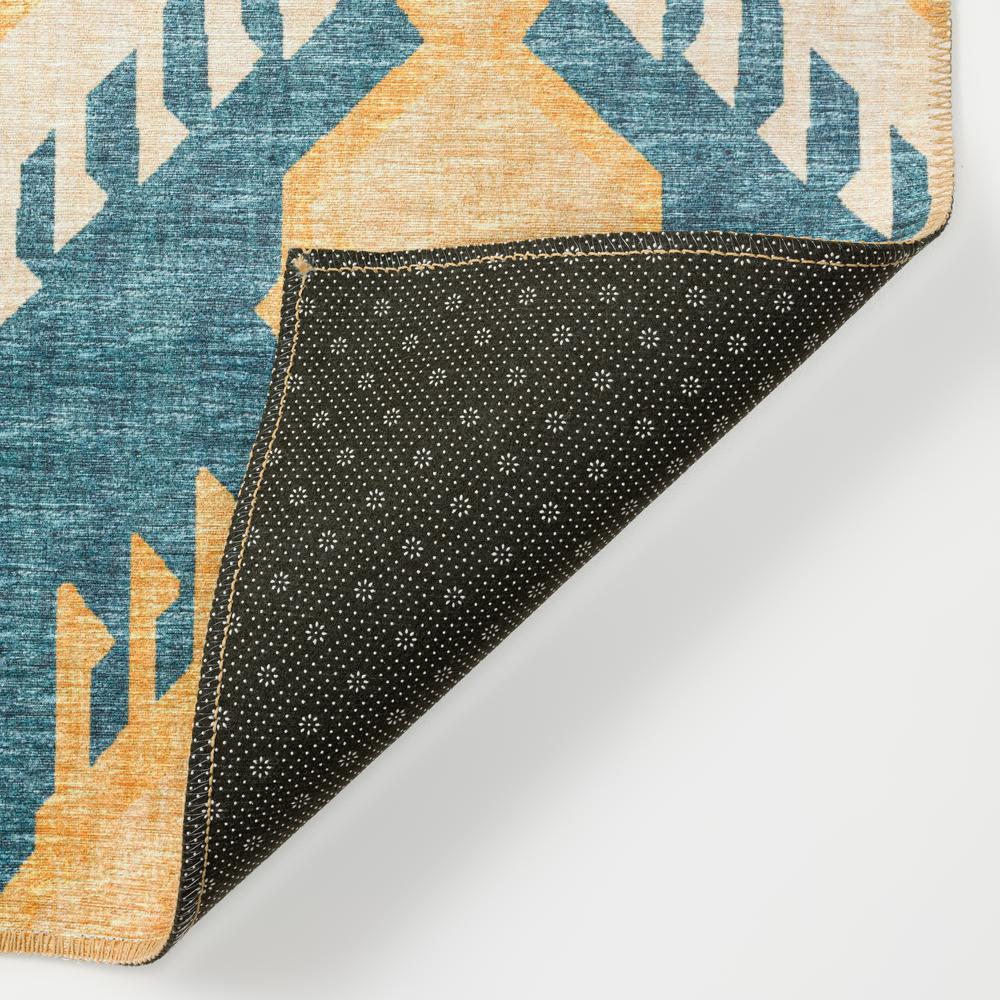 Yuma Yellow Bohemian Ikat 3' x 5' Area Rug Yellow AYU32