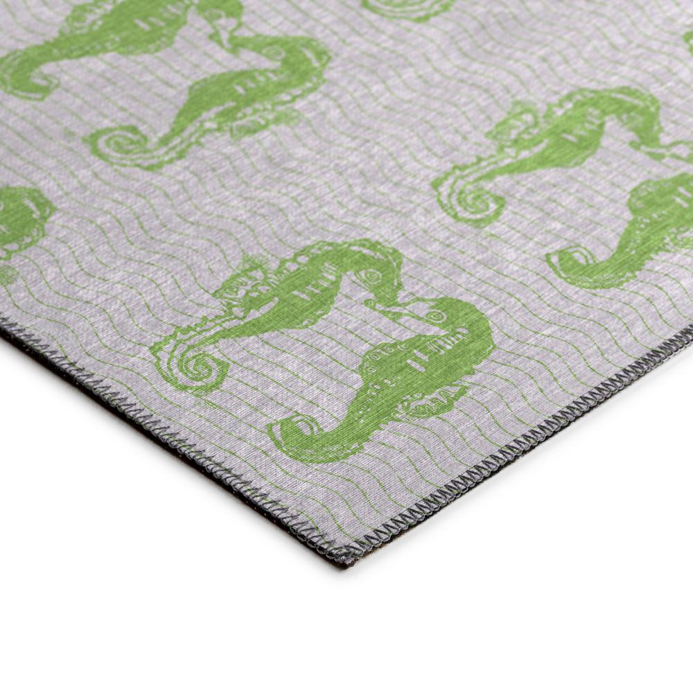 Indoor/Outdoor Surfside ASR45 Green Washable 5' x 7'6" Rug