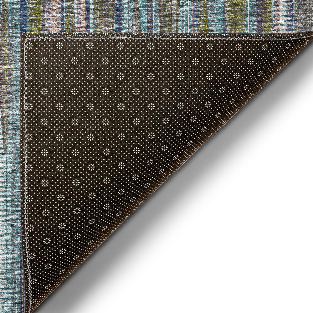 Waverly Plum Contemporary Striped 3' x 5' Area Rug Plum AWA31