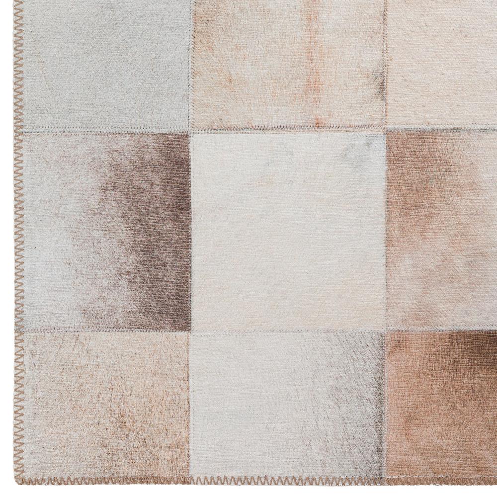 Laredo Taupe Animal Patchwork 3' x 5' Area Rug Taupe ALR40