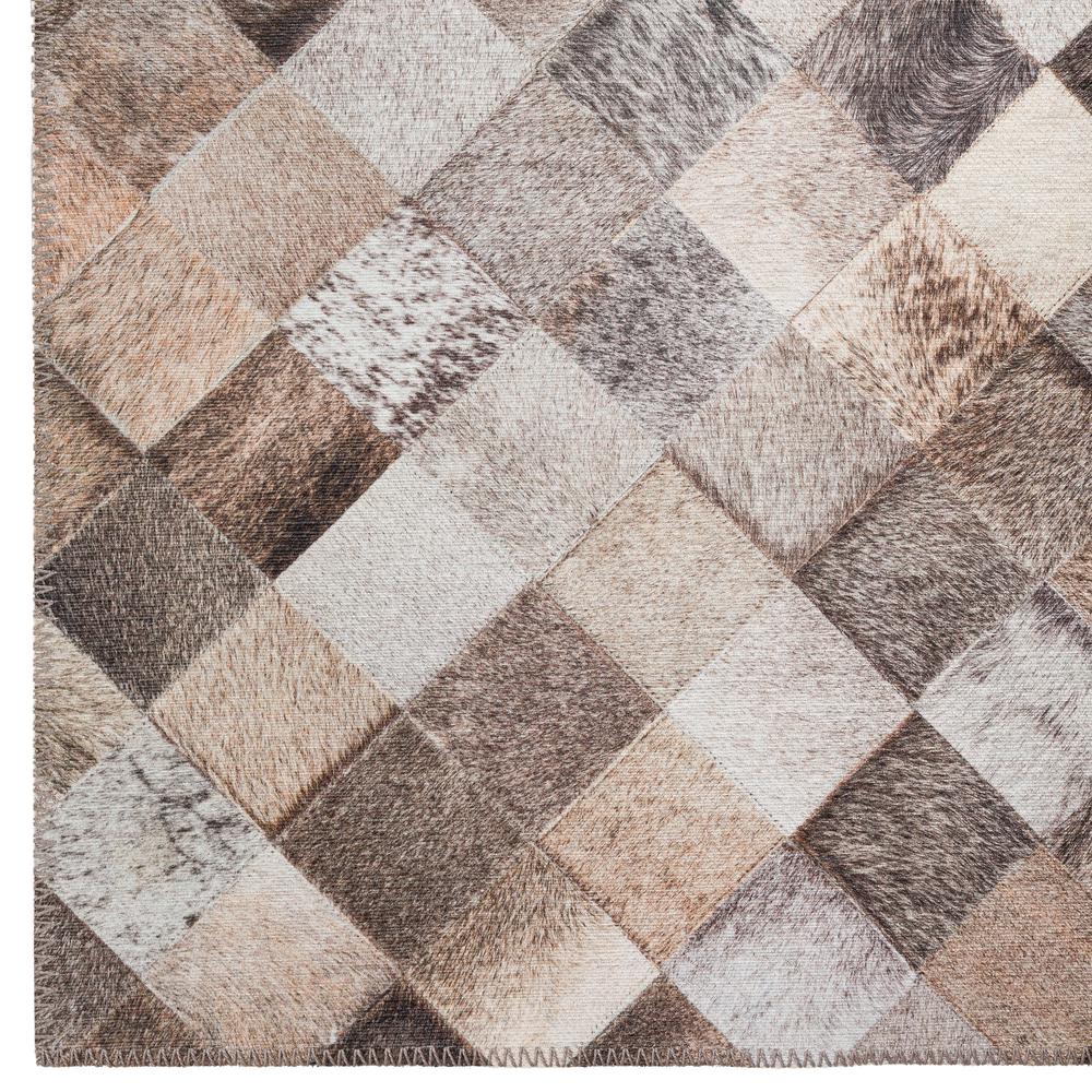 Laredo Gray Animal Patchwork 3' x 5' Area Rug Gray ALR32
