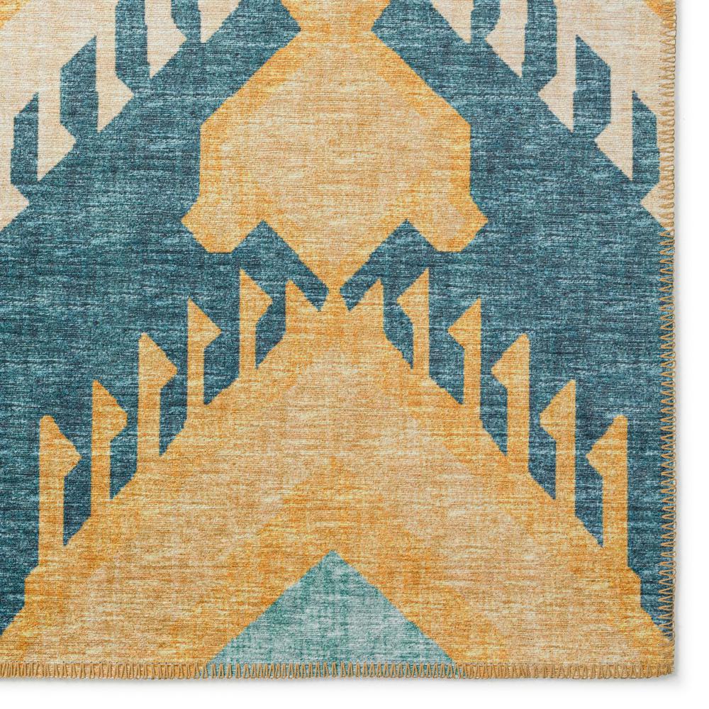 Yuma Yellow Bohemian Ikat 3' x 5' Area Rug Yellow AYU32