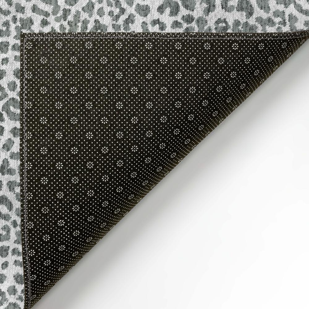 Safari Grey Animal Animal Print 3' x 5' Area Rug Grey ASF32