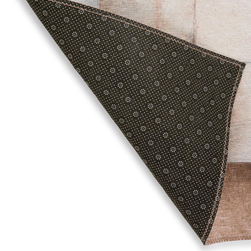 Laredo Taupe Animal Patchwork 3' x 5' Area Rug Taupe ALR40