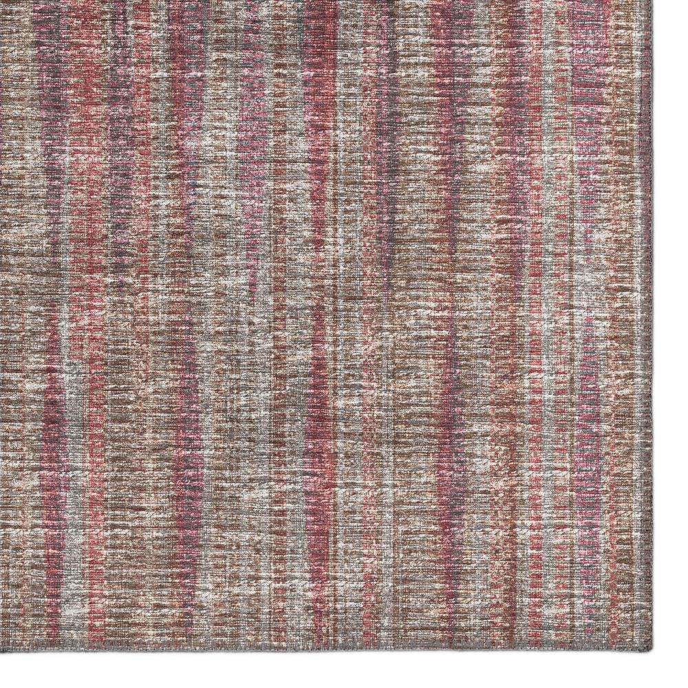 Waverly Burgundy Contemporary Striped 3' x 5' Area Rug Burgundy AWA31