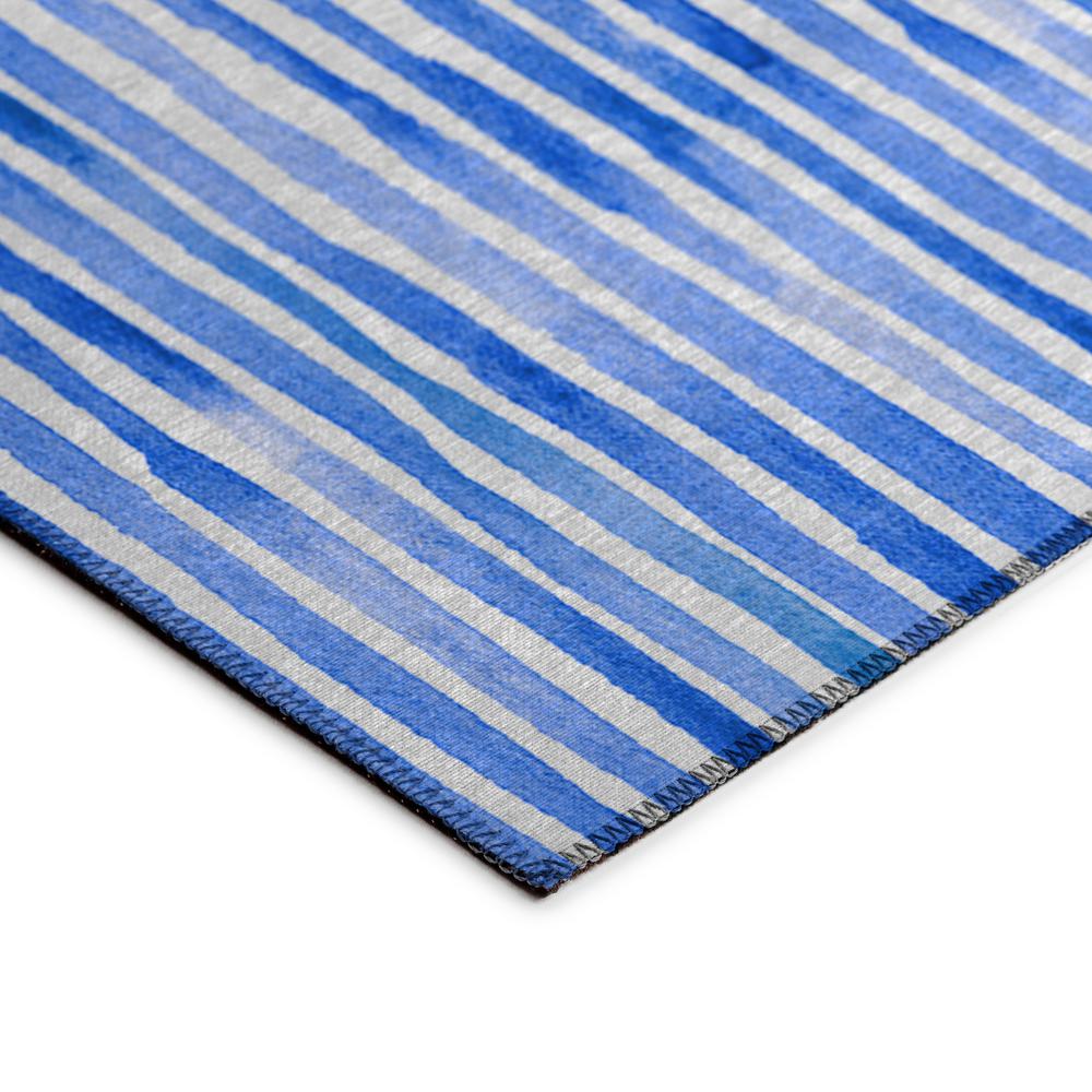 Indoor/Outdoor Surfside ASR38 Blue Washable 5' x 7'6" Rug