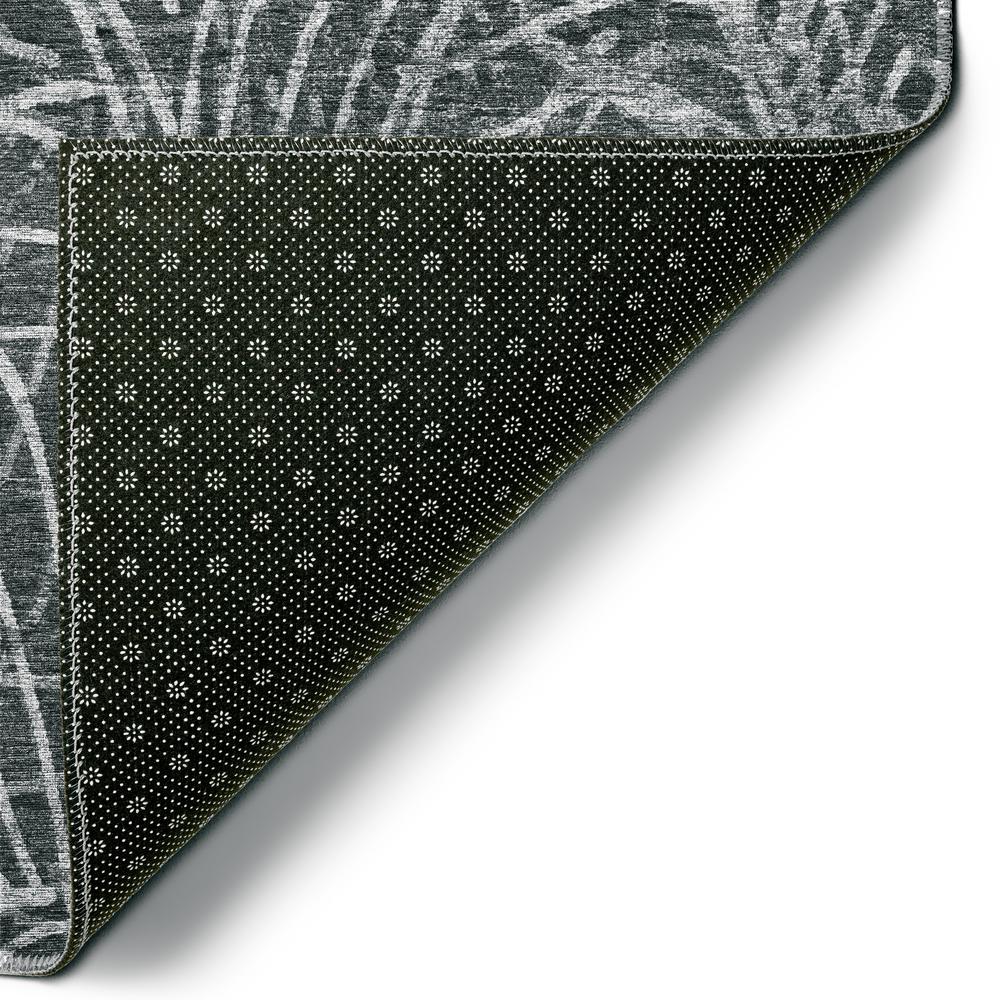 Rylee Charcoal Transitional Abstract 3' x 5' Area Rug Charcoal ARY32