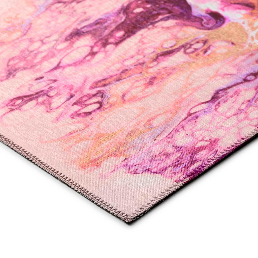 Karina Berry Modern Abstract 5' x 7'6" Area Rug Berry AKC46