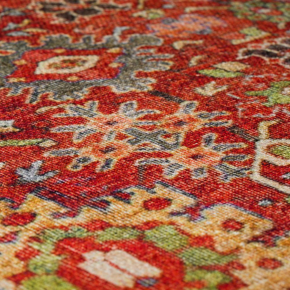 Kensington AKE39PA8X10 Red, Area Rug