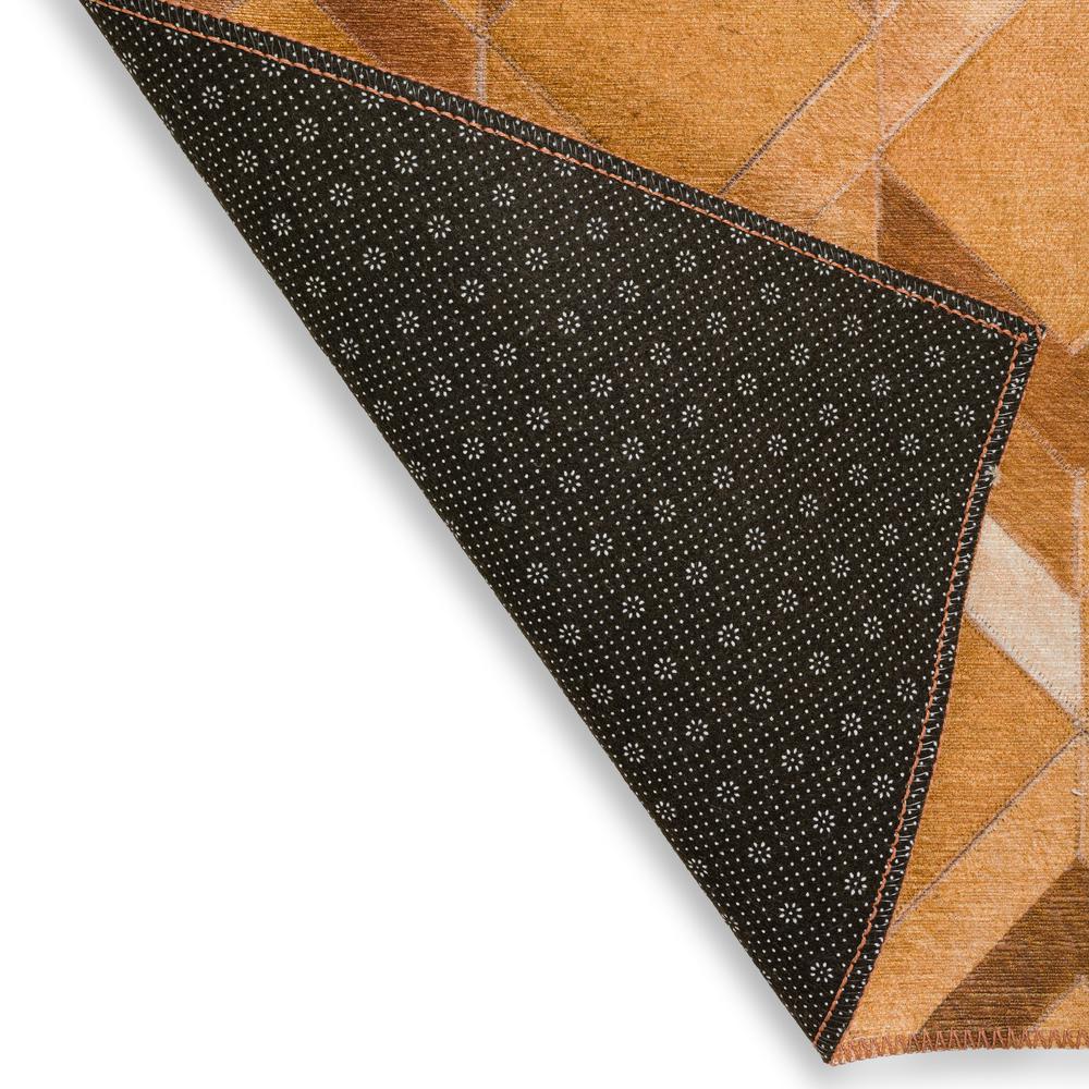Laredo Brown Animal Patchwork 5' x 7'6" Area Rug Brown ALR35