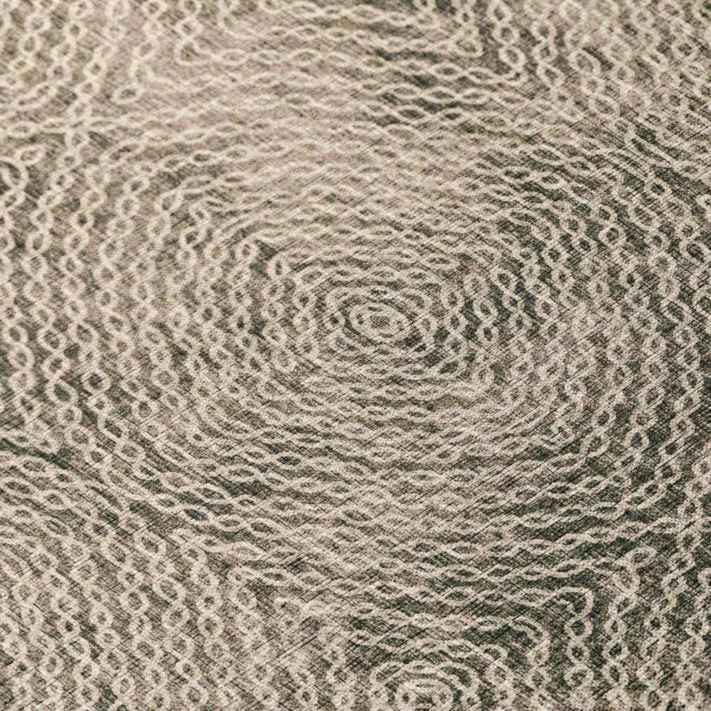 Bravado Mocha Transitional Geometric 8' x 8' Area Rug Mocha ABV33