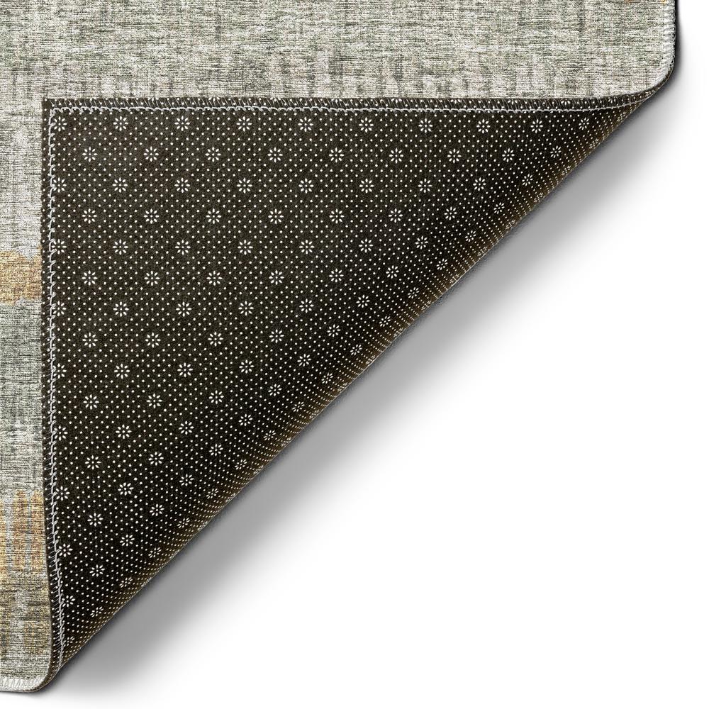 Rylee Sage Transitional Striped 8' x 8' Round Rug Sage ARY34