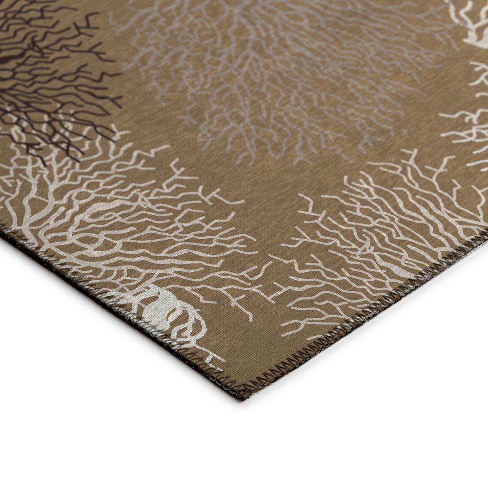 Indoor/Outdoor Surfside ASR33 Latte Washable 8' x 10' Rug