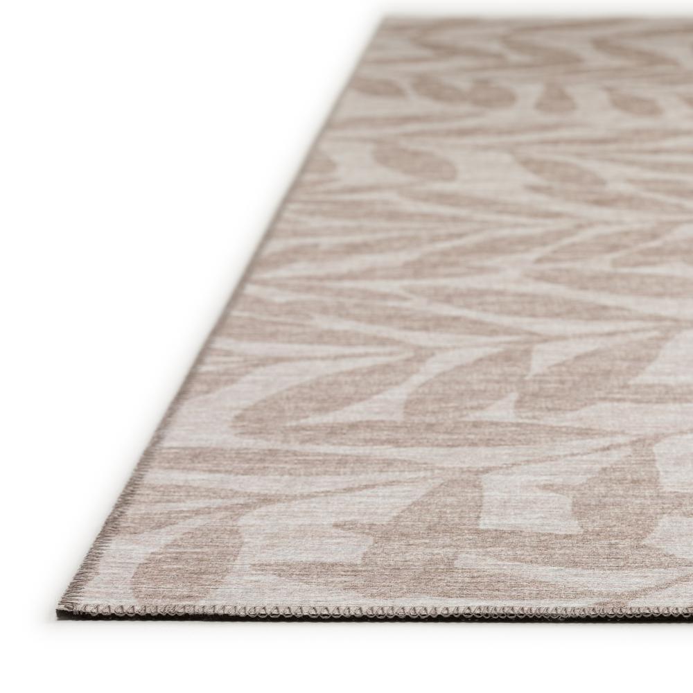Yuma Taupe Coastal Floral 8' x 8' Area Rug Taupe AYU35