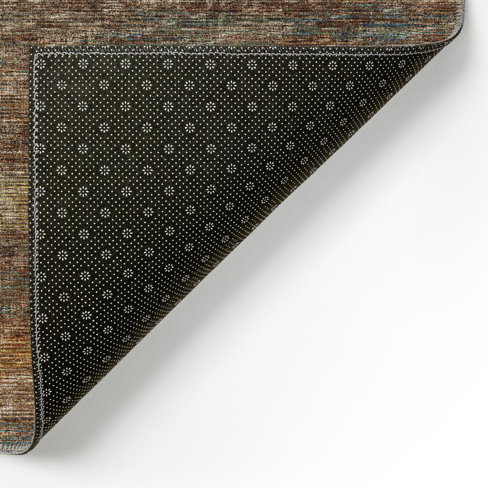 Marston Canyon Transitional Striped 8' x 8' Round Rug Canyon AMA31