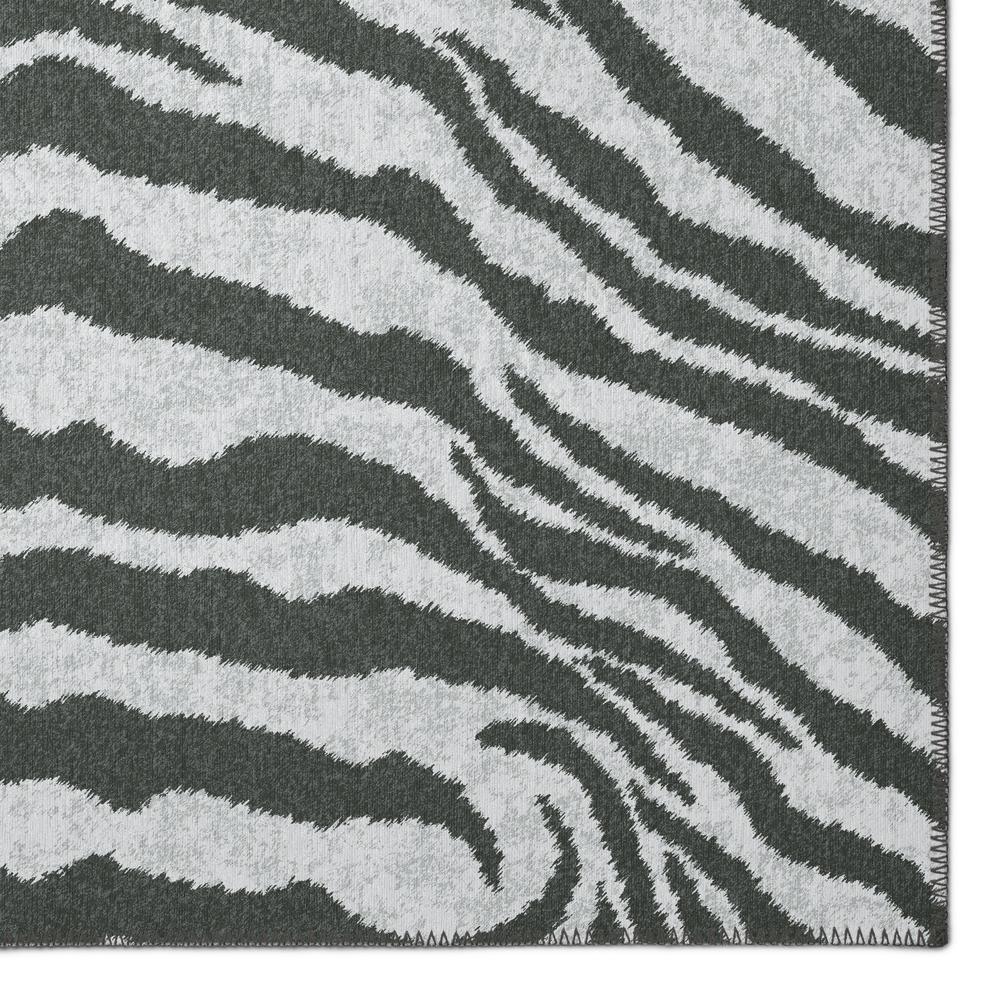 Safari Grey Animal Animal Print 8' x 8' Area Rug Grey ASF31