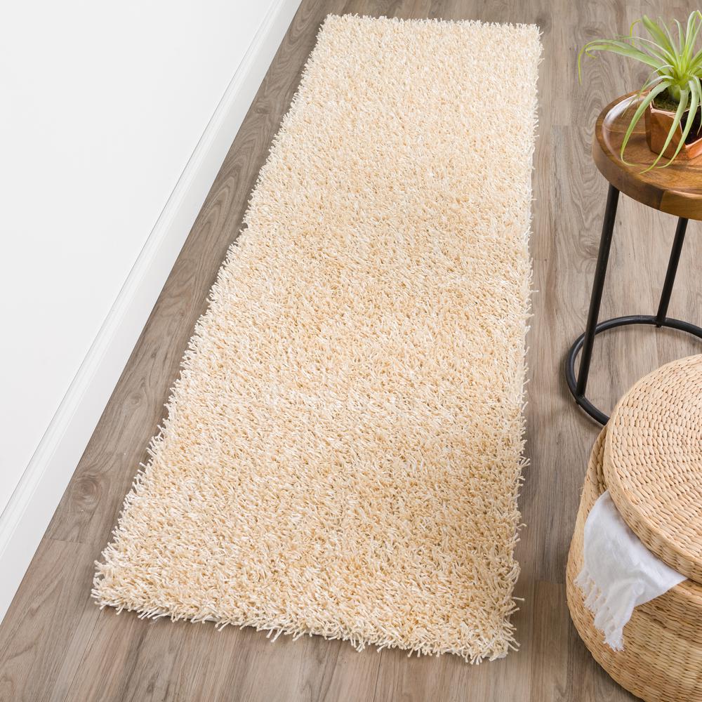 Addison Ojai Solid Shag Linen 2’3" x 7'6" Runner Rug