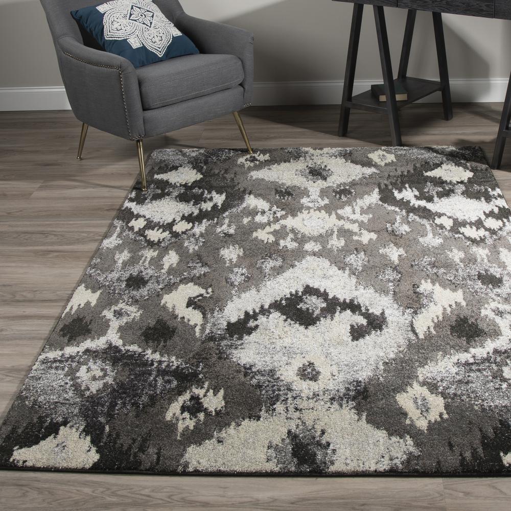 Platinum 34 Gray 9'6"X13'2", Area Rug
