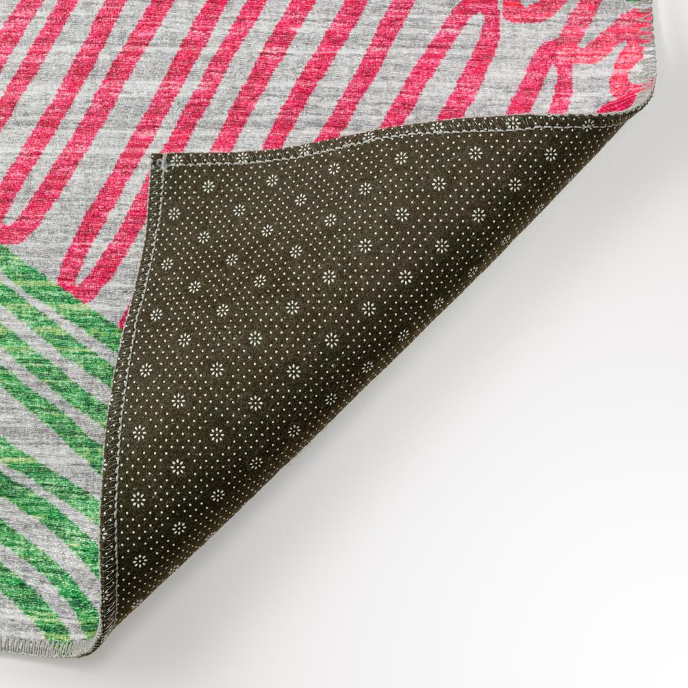 Yuma Pink Transitional Abstract 8' x 10' Area Rug Pink AYU41