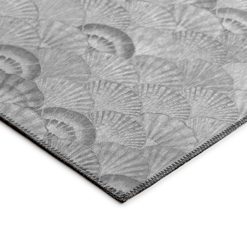 Indoor/Outdoor Surfside ASR32 Gray Washable 9' x 12' Rug