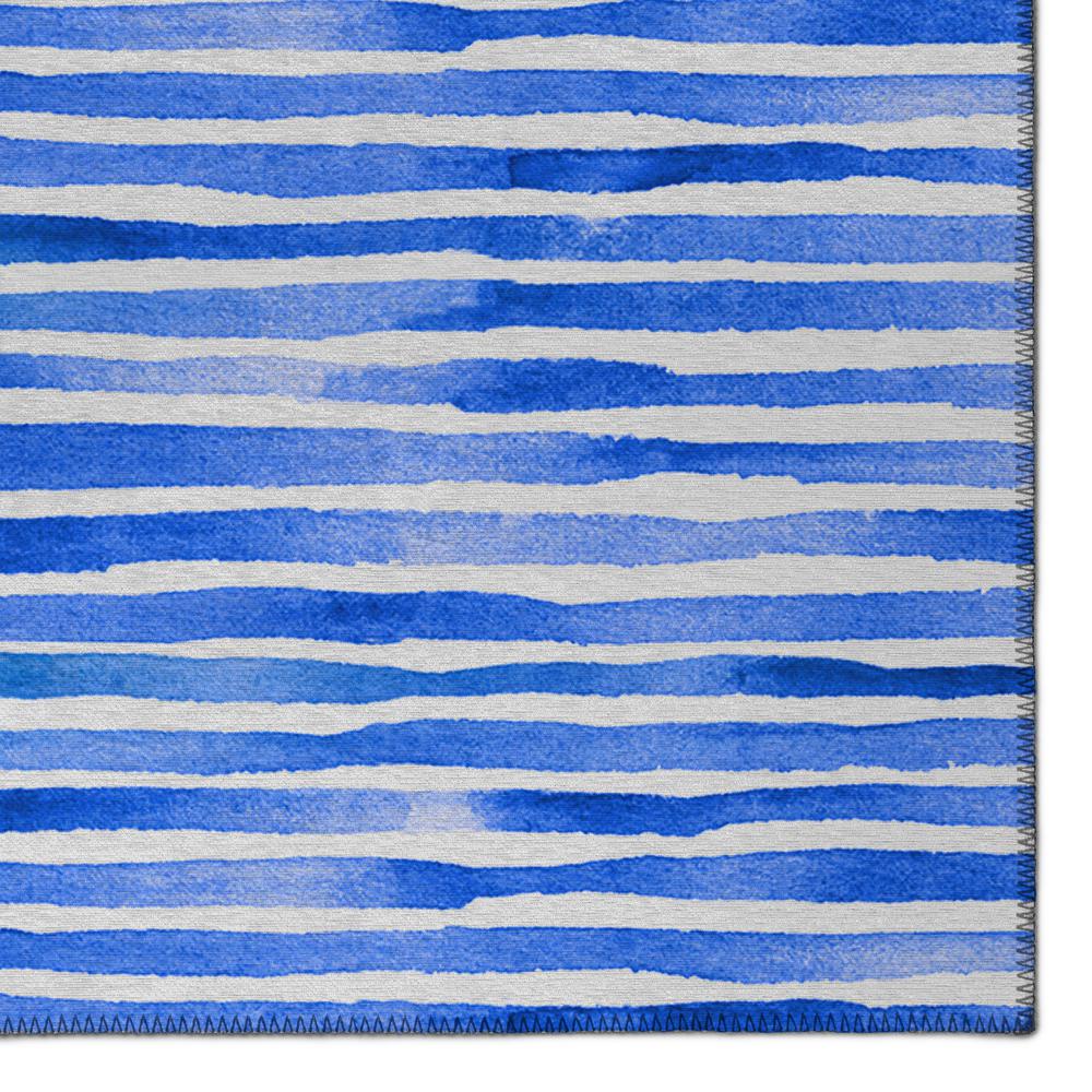 Indoor/Outdoor Surfside ASR38 Blue Washable 9' x 12' Rug