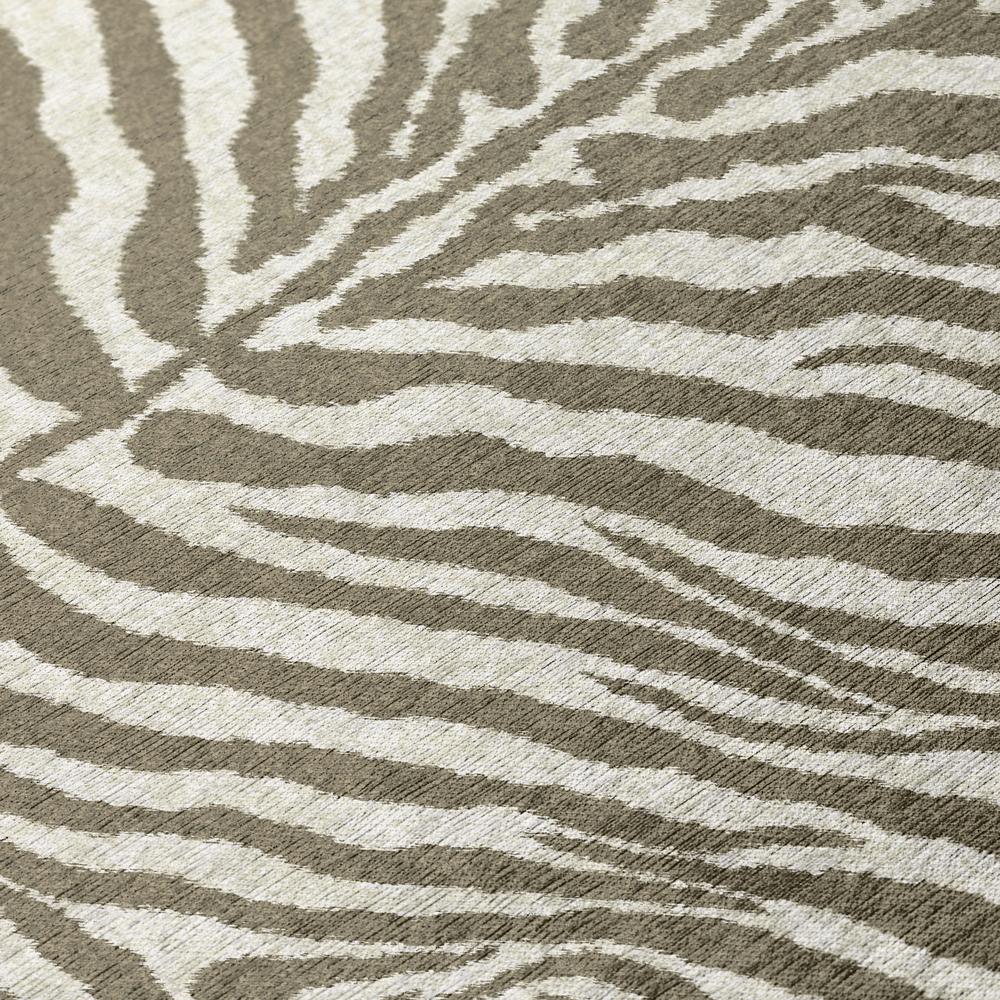 Safari Taupe Animal Animal Print 8' x 10' Area Rug Taupe ASF31