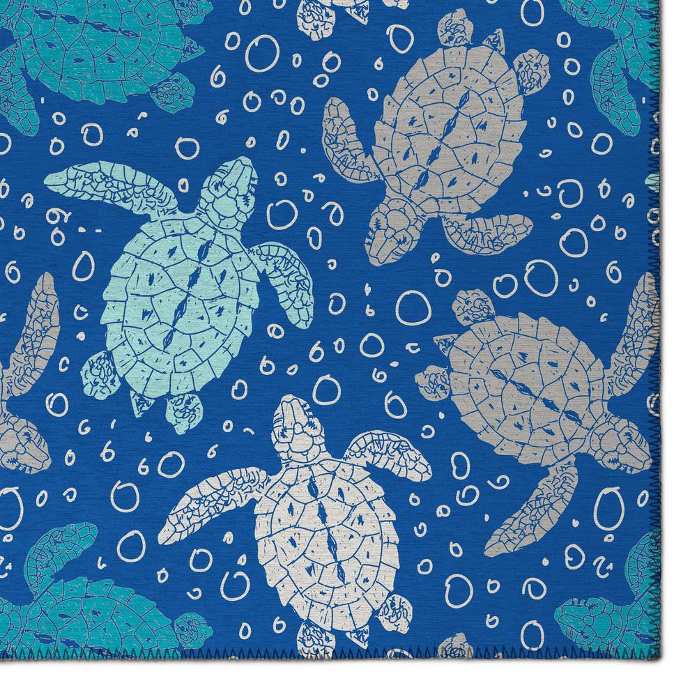 Indoor/Outdoor Surfside ASR43 Blue Washable 9' x 12' Rug