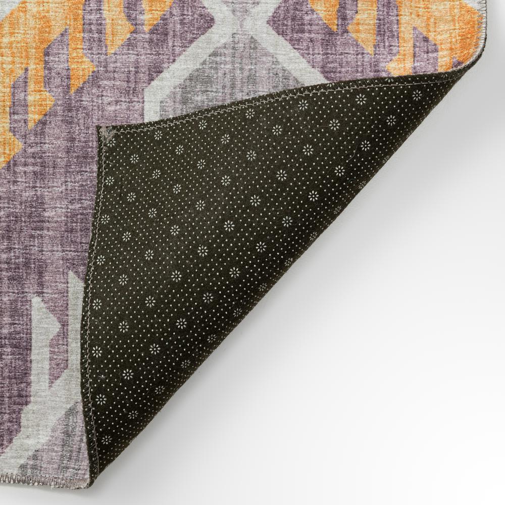 Yuma Purple Bohemian Ikat 8' x 10' Area Rug Purple AYU32