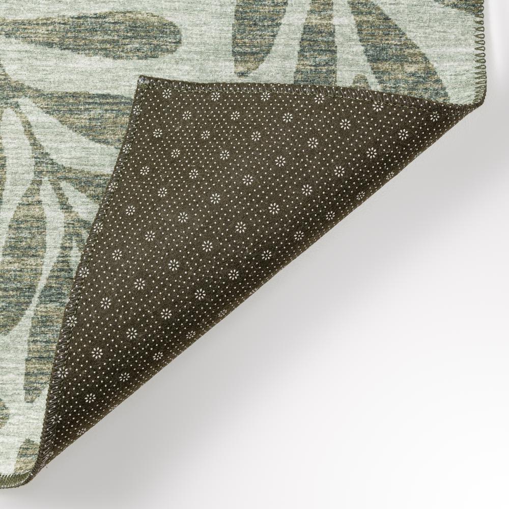 Yuma Green Coastal Floral 8' x 10' Area Rug Green AYU35